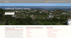 Desktop Screenshot of fallbrookcountryhomes.com