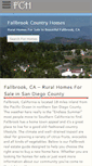 Mobile Screenshot of fallbrookcountryhomes.com
